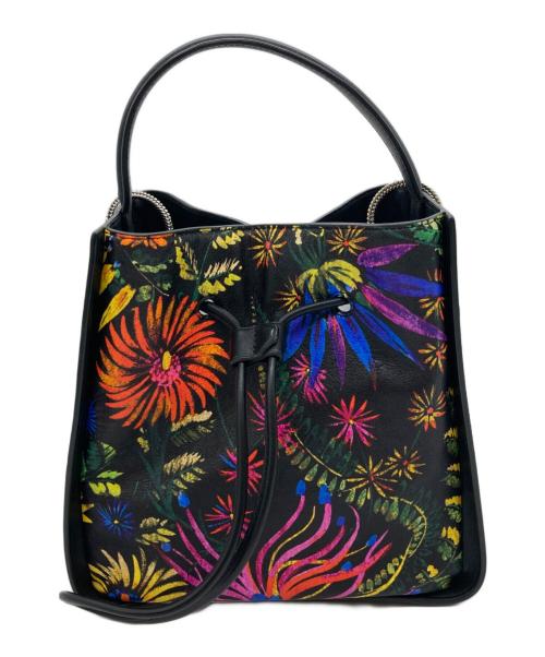 3.1 phillip lim（スリーワンフィリップリム）3.1 phillip lim (スリーワンフィリップリム) フローラルプリント2WAYチェーンショルダーバッグ ブラックの古着・服飾アイテム