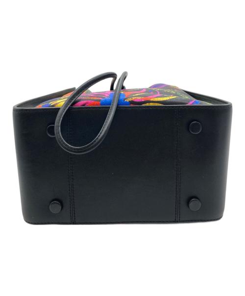 3.1 phillip lim（スリーワンフィリップリム）3.1 phillip lim (スリーワンフィリップリム) フローラルプリント2WAYチェーンショルダーバッグ ブラックの古着・服飾アイテム