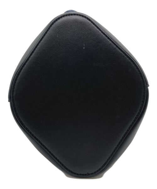 VASIC（ヴァジック）VASIC (ヴァジック) バケツ型バイカラートートバッグ ブラック×ネイビーの古着・服飾アイテム