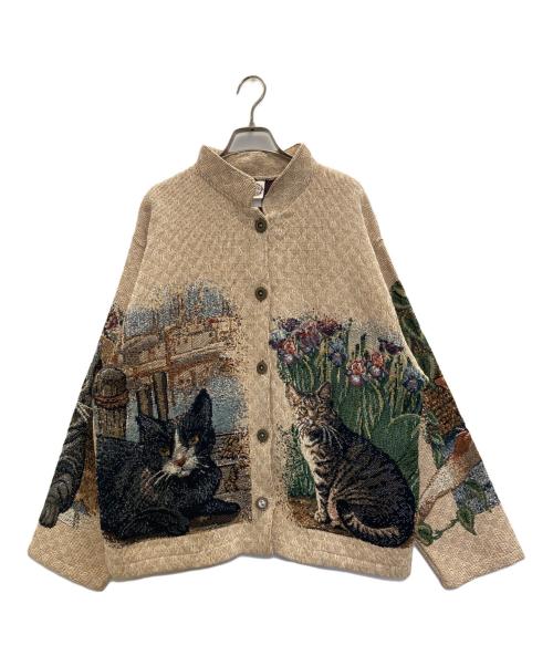 SUGAR STREET WEAVERS（シュガーストリートウェーバーズ）sugar street weavers (シュガーストリートウェーバーズ) ゴブランジャケット ベージュ サイズ:Ⅼの古着・服飾アイテム