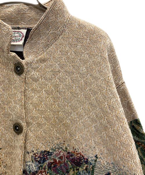 SUGAR STREET WEAVERS（シュガーストリートウェーバーズ）sugar street weavers (シュガーストリートウェーバーズ) ゴブランジャケット ベージュ サイズ:Ⅼの古着・服飾アイテム