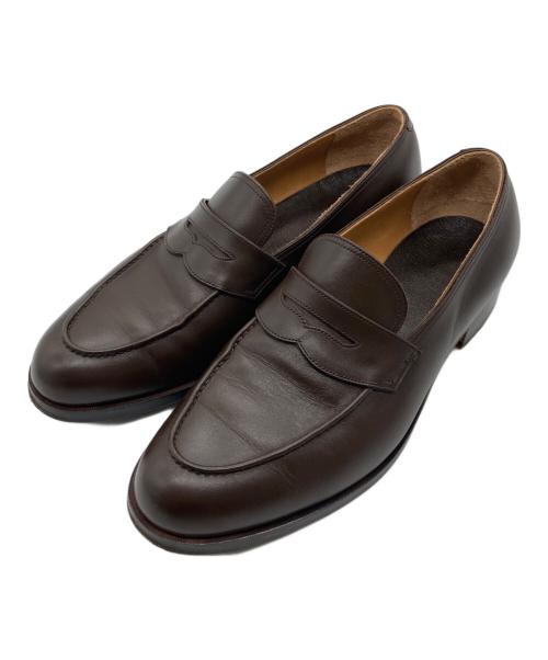 forme（フォルメ）forme (フォルメ) コインローファー ブラウン サイズ:6 1/2の古着・服飾アイテム