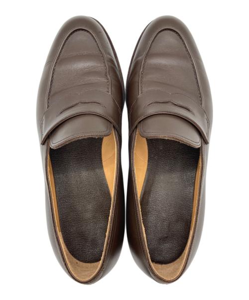 forme（フォルメ）forme (フォルメ) コインローファー ブラウン サイズ:6 1/2の古着・服飾アイテム