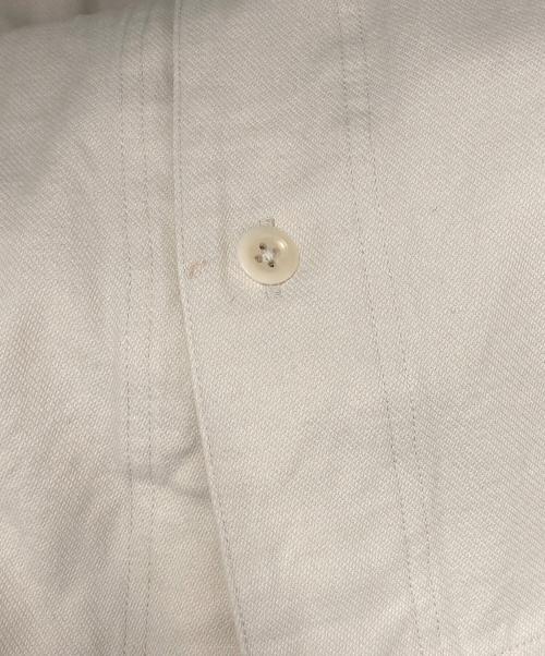 MHL（エムエイチエル）MHL (エムエイチエル) FADED COTTON ROUGH TWILLシャツ ホワイト サイズ:Ⅿの古着・服飾アイテム