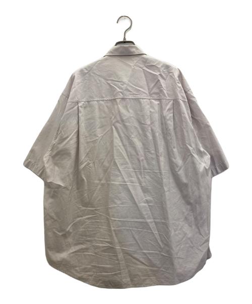 AURALEE（オーラリー）AURALEE (オーラリー) WASHED FINX TWILL HALF SLEEVED BIG SHIRTS ピンク サイズ:4の古着・服飾アイテム