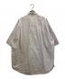 AURALEE (オーラリー) WASHED FINX TWILL HALF SLEEVED BIG SHIRTS ピンク サイズ:4：5000円