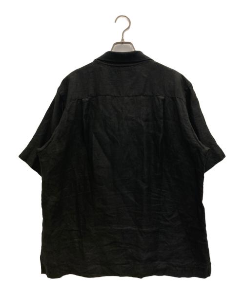 MARGARET HOWELL（マーガレットハウエル）MARGARET HOWELL (マーガレットハウエル) リネンシャツ ブラック サイズ:Ⅼの古着・服飾アイテム