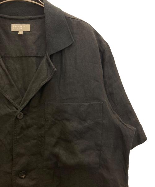 MARGARET HOWELL（マーガレットハウエル）MARGARET HOWELL (マーガレットハウエル) リネンシャツ ブラック サイズ:Ⅼの古着・服飾アイテム