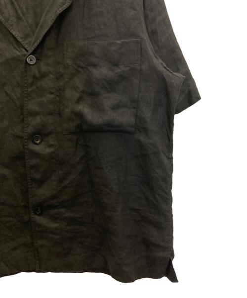 MARGARET HOWELL（マーガレットハウエル）MARGARET HOWELL (マーガレットハウエル) リネンシャツ ブラック サイズ:Ⅼの古着・服飾アイテム