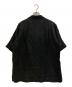 MARGARET HOWELL (マーガレットハウエル) リネンシャツ ブラック サイズ:Ⅼ：7000円