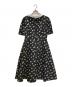 M'S GRACY (エムズグレイシー) お花ドット柄ワンピース ブラック サイズ:38：12000円