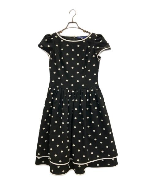 M'S GRACY（エムズグレイシー）M'S GRACY (エムズグレイシー) サマードットドレス ブラック サイズ:38の古着・服飾アイテム