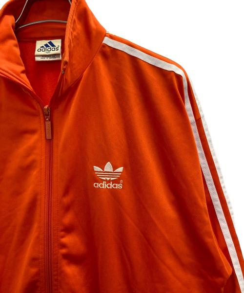 adidas（アディダス）adidas (アディダス) T/F high neck track jacket オレンジ サイズ:100の古着・服飾アイテム