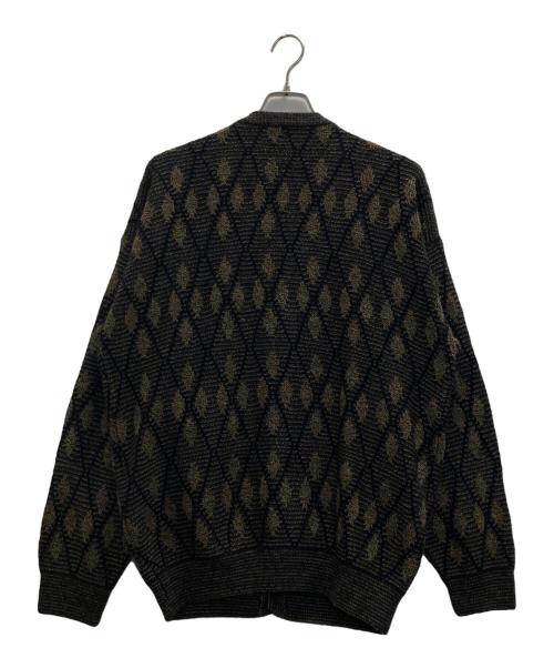 JANTZEN（ジャンセン）JANTZEN (ジャンセン) 90s acrylic CD ブラック サイズ:XLの古着・服飾アイテム