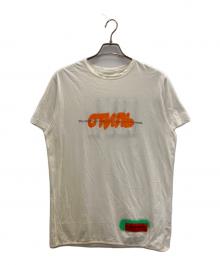HERON PRESTON（ヘロンプレストン）の古着「SPRAY T-shirt」｜ホワイト