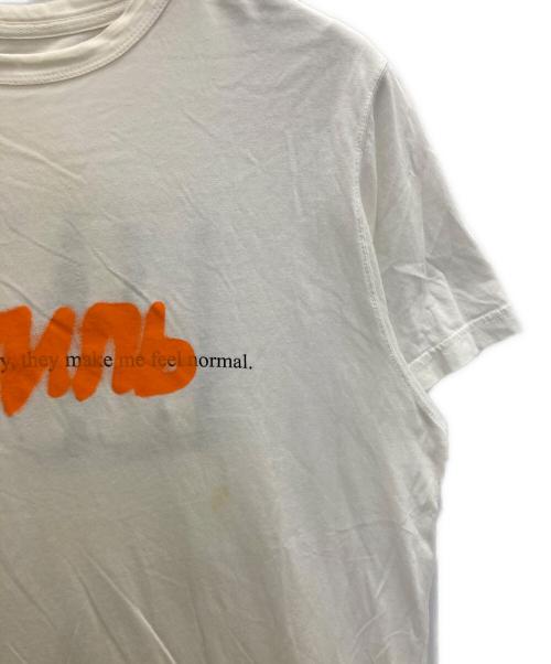 HERON PRESTON（ヘロンプレストン）HERON PRESTON (ヘロンプレストン) SPRAY T-shirt ホワイト サイズ:Mの古着・服飾アイテム