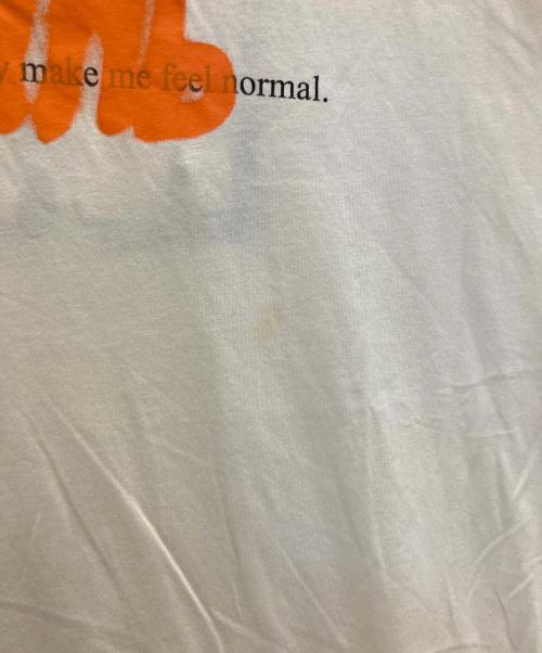 HERON PRESTON（ヘロンプレストン）HERON PRESTON (ヘロンプレストン) SPRAY T-shirt ホワイト サイズ:Mの古着・服飾アイテム