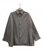th productsティーエイチプロダクツ）の古着「Oversized Shirt」｜グレー
