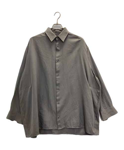 th products（ティーエイチプロダクツ）th products (ティーエイチプロダクツ) Oversized Shirt グレー サイズ:2の古着・服飾アイテム