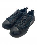 VESSEL×YOHJI YAMAMOTOベゼル×ヨウジヤマモト）の古着「pour homme ロウトップスニーカー」｜ブラック