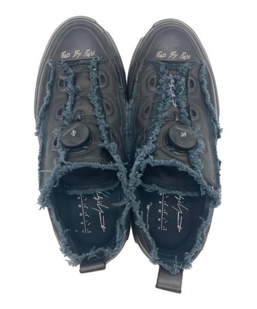 VESSEL（ベゼル）VESSEL (ベゼル) YOHJI YAMAMOTO (ヨウジヤマモト) pour homme ロウトップスニーカー ブラック サイズ:26cmの古着・服飾アイテム