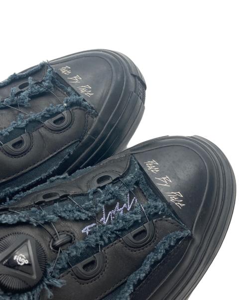 VESSEL（ベゼル）VESSEL (ベゼル) YOHJI YAMAMOTO (ヨウジヤマモト) pour homme ロウトップスニーカー ブラック サイズ:26cmの古着・服飾アイテム