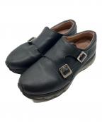 TOMO & COトモアンドシーオー）の古着「ダブルモンクシューズ」｜ブラック