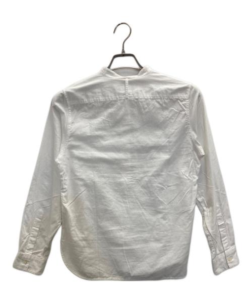 MARGARET HOWELL（マーガレットハウエル）MARGARET HOWELL (マーガレットハウエル) スタンドカラーブラウス ホワイト サイズ:SIZE 1の古着・服飾アイテム