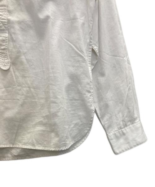 MARGARET HOWELL（マーガレットハウエル）MARGARET HOWELL (マーガレットハウエル) スタンドカラーブラウス ホワイト サイズ:SIZE 1の古着・服飾アイテム