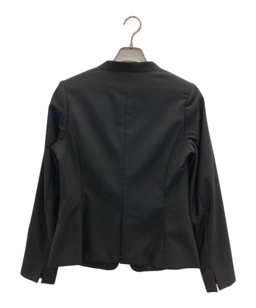 green label relaxing（グリーンレーベルリラクシング）green label relaxing (グリーンレーベルリラクシング) ノーラペル ジャケット ブラック サイズ:36の古着・服飾アイテム