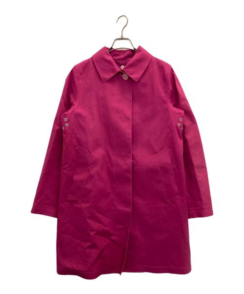 MACKINTOSH PHILOSOPHY（マッキントッシュ フィロソフィー）MACKINTOSH PHILOSOPHY (マッキントッシュ フィロソフィー) ライナー付 ゴム引きステンカラー ショッキングピンク サイズ:40の古着・服飾アイテム