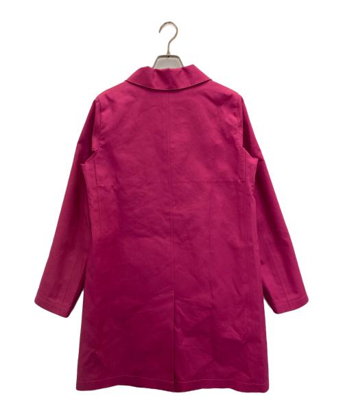 MACKINTOSH PHILOSOPHY（マッキントッシュ フィロソフィー）MACKINTOSH PHILOSOPHY (マッキントッシュ フィロソフィー) ライナー付 ゴム引きステンカラー ショッキングピンク サイズ:40の古着・服飾アイテム