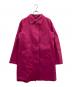 MACKINTOSH PHILOSOPHY（マッキントッシュ フィロソフィー）の古着「ライナー付 ゴム引きステンカラー」｜ショッキングピンク