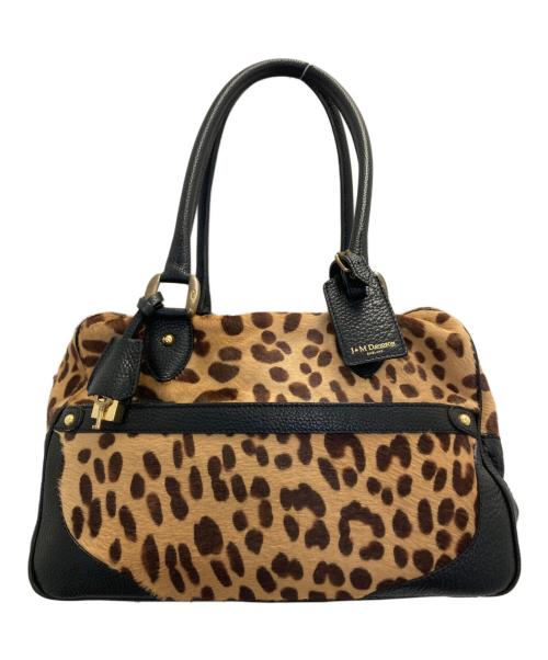J&M DAVIDSON（ジェイ＆エム デヴィッドソン）J&M DAVIDSON (ジェイ＆エム デヴィッドソン) MIA レオパードバッグ ベージュの古着・服飾アイテム
