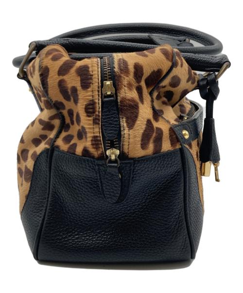 J&M DAVIDSON（ジェイ＆エム デヴィッドソン）J&M DAVIDSON (ジェイ＆エム デヴィッドソン) MIA レオパードバッグ ベージュの古着・服飾アイテム