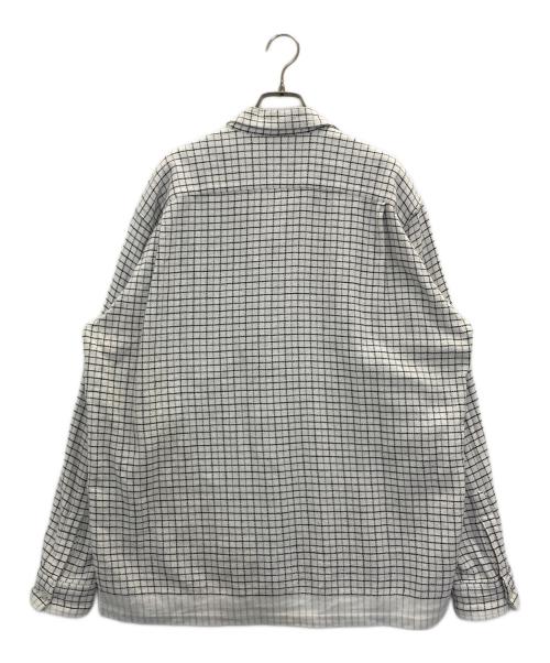 GOODENOUGH（グッドイナフ）GOODENOUGH (グッドイナフ) FINESSE (フィネス) 90s CHECK LINE FLANNEL SHIRTS ホワイト サイズ:Ⅼの古着・服飾アイテム