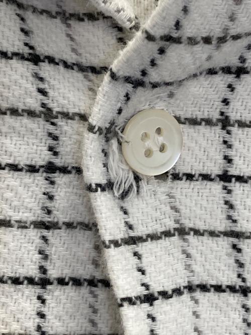 GOODENOUGH（グッドイナフ）GOODENOUGH (グッドイナフ) FINESSE (フィネス) 90s CHECK LINE FLANNEL SHIRTS ホワイト サイズ:Ⅼの古着・服飾アイテム