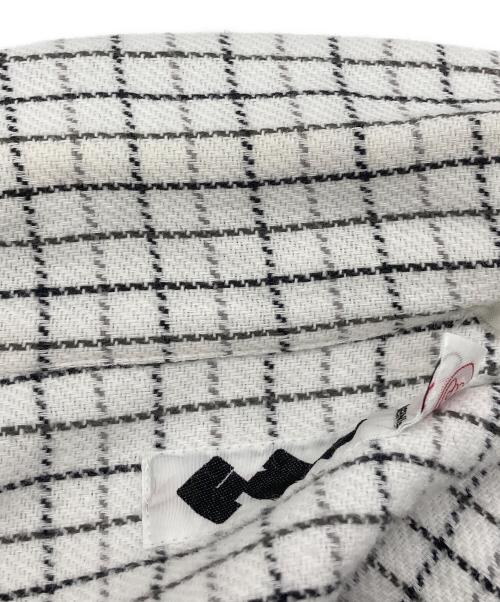 GOODENOUGH（グッドイナフ）GOODENOUGH (グッドイナフ) FINESSE (フィネス) 90s CHECK LINE FLANNEL SHIRTS ホワイト サイズ:Ⅼの古着・服飾アイテム
