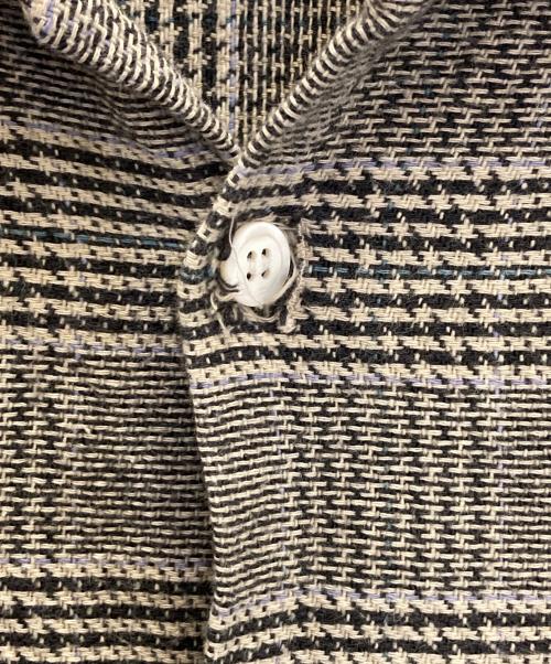 GOODENOUGH（グッドイナフ）GOODENOUGH (グッドイナフ) finesse (フィネス) 90s G.CHECK LINE FLANNEL SHIRTS グレー サイズ:Ⅼの古着・服飾アイテム