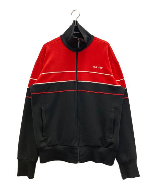 adidas（アディダス）adidas (アディダス) high neck track jacket レッド サイズ:Ⅼの古着・服飾アイテム