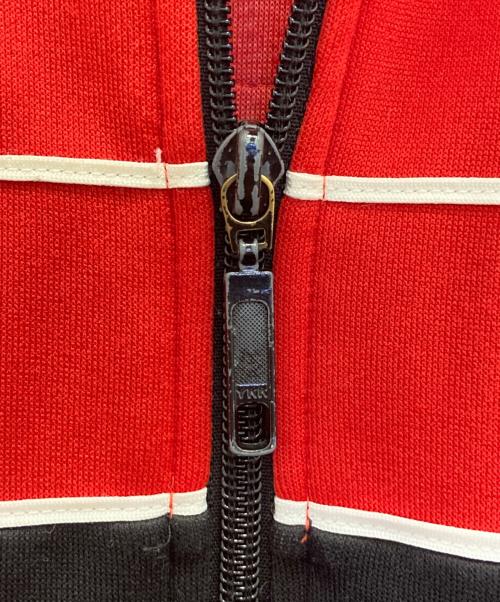 adidas（アディダス）adidas (アディダス) high neck track jacket レッド サイズ:Ⅼの古着・服飾アイテム