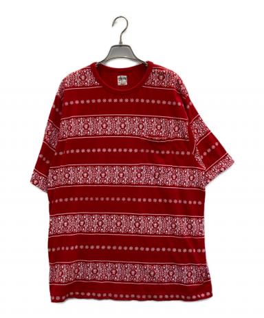 中古・古着通販】stussy (ステューシー) 00s bandana skull border tee