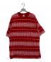 stussy（ステューシー）の古着「00s bandana skull border tee」｜レッド