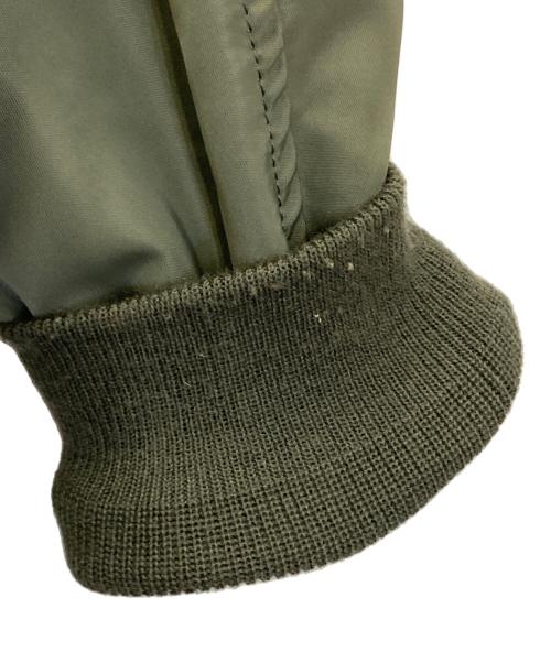 HOUSTON（ヒューストン）HOUSTON (ヒューストン) L-2B FLIGHT JACKET グリーン サイズ:Ⅼの古着・服飾アイテム