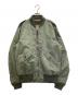 HOUSTON（ヒューストン）の古着「L-2B FLIGHT JACKET」｜グリーン