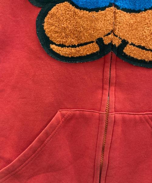 BABY MiLO（ベビーマイロ）BABY MiLO (ベビーマイロ) マリオコラボジップパーカー レッド サイズ:Ⅼの古着・服飾アイテム