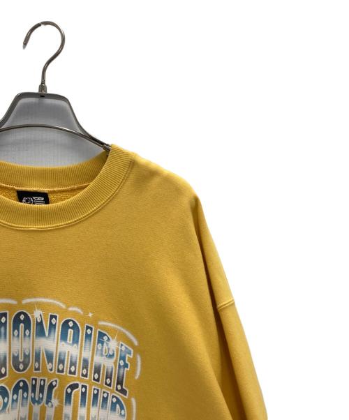 BILLIONAIRE BOYS CLUB（ビリオネアボーイズクラブ）BILLIONAIRE BOYS CLUB (ビリオネアボーイズクラブ) ARCH LOGO COTTON SWEATSHIRT イエロー サイズ:Ｌの古着・服飾アイテム