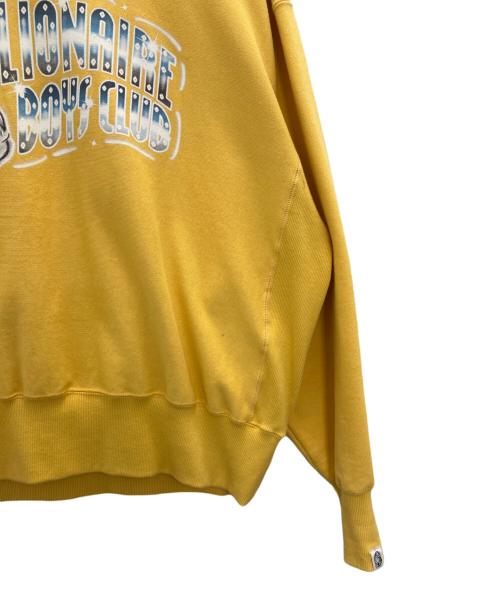 BILLIONAIRE BOYS CLUB（ビリオネアボーイズクラブ）BILLIONAIRE BOYS CLUB (ビリオネアボーイズクラブ) ARCH LOGO COTTON SWEATSHIRT イエロー サイズ:Ｌの古着・服飾アイテム