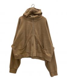 entire studios（エンタイアスタジオ）の古着「Full Zip Hoodie」｜ブラウン