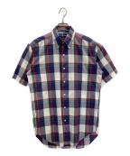POLO RALPH LAURENポロ・ラルフローレン）の古着「90s B.D. S/S BLAKE CHECK SHIRTS」｜ネイビー